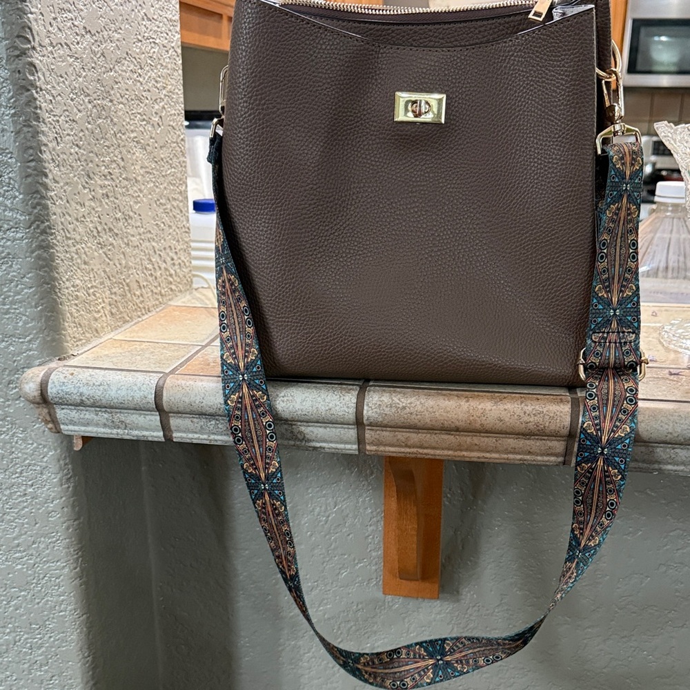 Vegan “Leather Like” Bucket Bag.